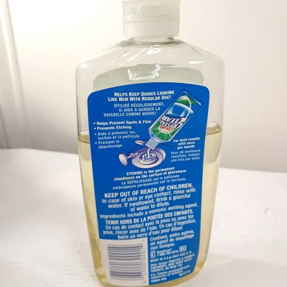 Cascade Crystal Clear‎ Pure Rinse Formula plus Shine shield dishwasher aid 2003